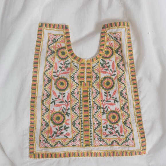 Anthropologie Vanessa Virginia Desert Hills Dress with Embroidered Pockets Sz 2 - Picture 6 of 6